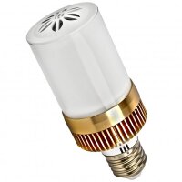 Minadax&reg; LED Lampe mit Bluetooth Lautsprecher ca. 15m Reichweite in Gold  E27  4,5 Watt A++  LED Warmwei&szlig; Leuchtmittel, 400-460 Lumen