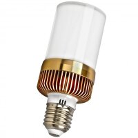 Minadax&reg; LED Lampe mit Bluetooth Lautsprecher ca. 15m Reichweite in Gold  E27  4,5 Watt A++  LED Warmwei&szlig; Leuchtmittel, 400-460 Lumen