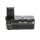 Minadax Profi Batteriegriff fuer Canon EOS 350D, 400D wie der BG-E3 - fuer NB-2LH und 6 AA Batterien + 1x Infrarot Fernbedienung!