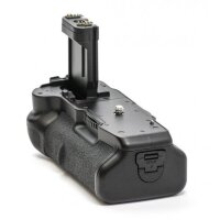 Minadax Profi Batteriegriff kompatibel mit Canon EOS 350D, 400D Ersatz für BG-E3 - für NB-2LH und 6 AA Batterien + 1x Neopren Handgelenkschlaufe
