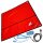Minadax&reg; 60 x 60cm Antistatik-Set: Antistatikmatte in rot, Handgelenksschlaufe und Erdungskabel - F&uuml;r ein sicheres Arbeiten und Schutz Ihrer Bauteile vor Entladungsschaeden