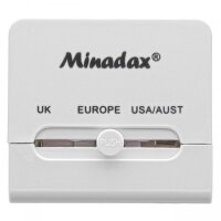 Minadax&reg; Travel Adapter 2x USB 2.1A - SP-119