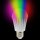 Minadax&reg; dimmbare Multicolor LED Gluehbirne mit 16 Mio Farben 7,5Watt A+ fuer E27 Sockel - Steuern Sie die Farbe Ihres Lichtes ueber Wifi