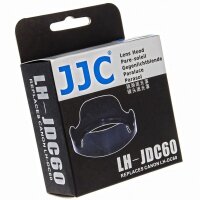 JJC Sonnenblende Gegenlichtblende Ersatz f&uuml;r Canon LH-DC60 kompatibel mit Canon Powershot SX1 IS, SX10 IS, SX20 IS, SX30 IS, SX40 HS, SX50 HS - JJC LH-JDC60