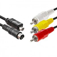 JJC AV Audio-Video-Kabel kompatibel mit SONY DCR-HC-Serie Ersatz für VMC-15FS