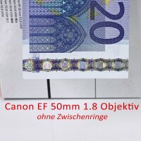 Automatik Zwischenringe "3-teilig 31mm, 21mm & 13mm" für Makrofotographie passend zu Canon EF/EF-S EOS 40D, 30D, 20D
