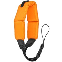 Minadax&reg; Schwimmf&auml;hige Handschlaufe | F&uuml;r Kompakt- und Unterwasserkameras | Praktisch &amp; Sicher | Orange