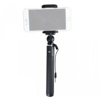 JJC Universeller Selfie-Stick Stange Stab in Schwarz kompatibel f&uuml;r iPhone, Samsung, HTC, Sony - keine App oder Bluetooth notwendig