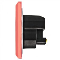 Pink - Minadax Schuko Steckdose mit 2 x USB Anschluss