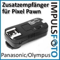 Zusatzempfaenger bis ca. 100m fuer Pixel Pawn TF-364 Set Panasonic, Leica und Olympus – Wake Up Funktion – TF-364RX