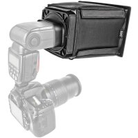 Faltbarer Flash-Extender Multiplier kompatibel mit Canon 600 EX-RT - f&uuml;r mehr Blitzreichweite