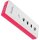 Minadax universelles 5 Volt 4,2 Ampere 4-Port USB Ladegeraet Leiste fuer Smartphone, Tablet PC etc in Pink