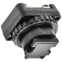 JJC Video Cold Shoe Blitzschuh-Adapter kompatibel mit Sony Camcorder mit Multi Interface Blitzschuh Zubeh&ouml;rschuh