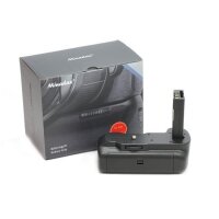 Minadax Profi Batteriegriff kompatibel mit Nikon D5000 - hochwertiger Handgriff mit Hochformatauslöser - doppelte Kapazität durch 2 Akkus + 2x EN-EL9 Nachbau-Akkus + 1x Infrarot Fernbedienung!