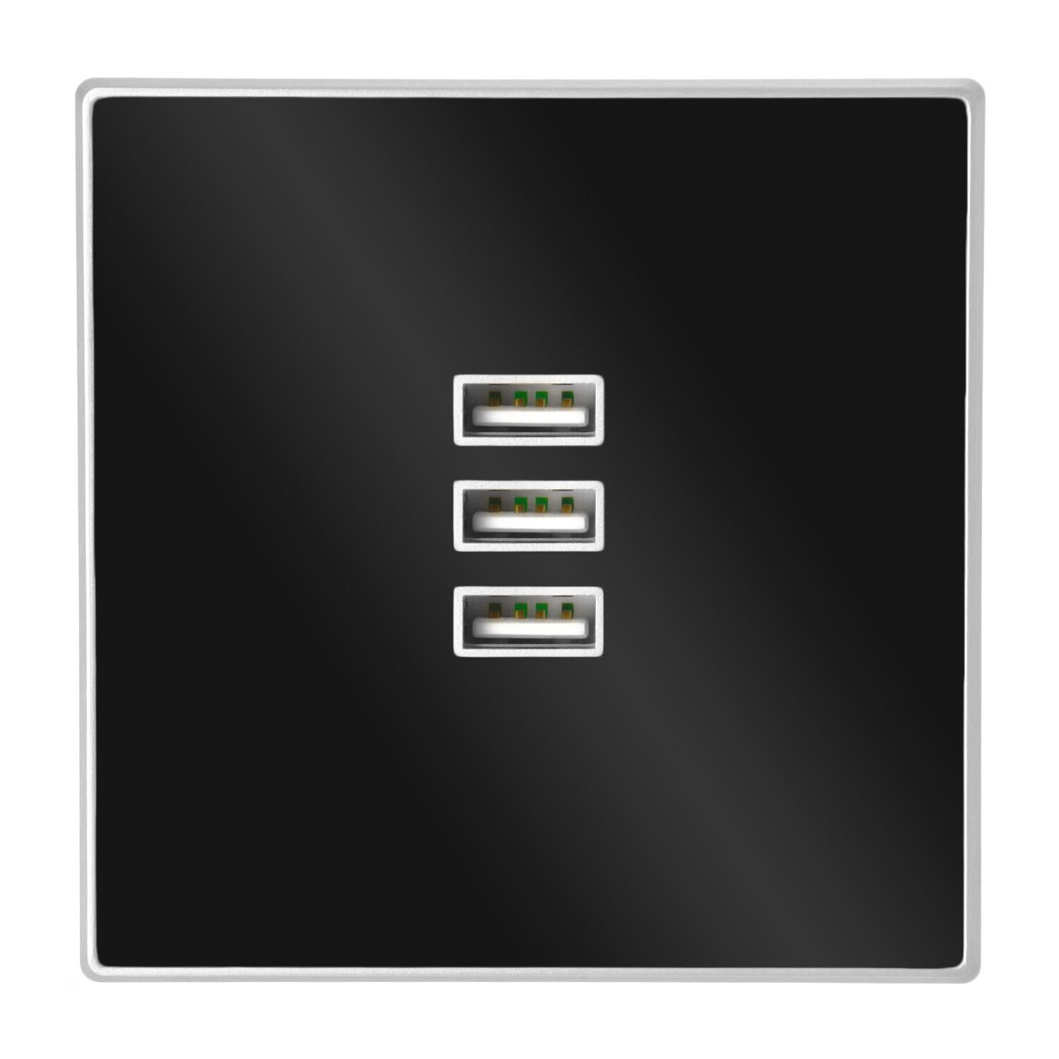 Minadax 3 x USB Weiss ohne Switch