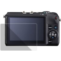 JJC LCP-M2 Displayschutzfolie Screen Protector Kratzschutz passgenau kompatibel mit Canon EOS M, M2
