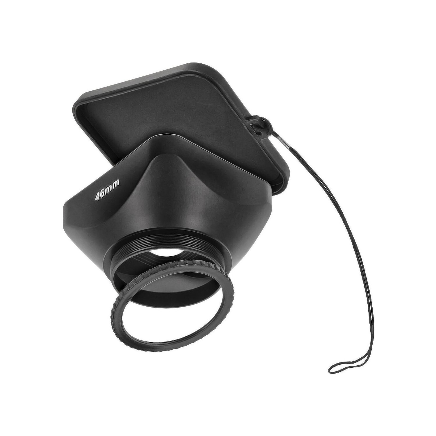 Hochwertige Video Gegenlichtblende Streulichtblende Compendium Matte Box fuer Videokamera mit 46 mm Filtergewinde