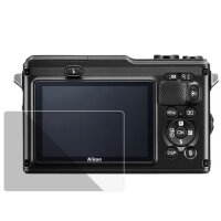 JJC Displayschutzfolie Screen Protector Kratzschutz passgenau kompatibel für Nikon AW1 - LCP-AW1