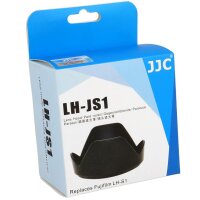 JJC LH-JS1 Gegenlichtblende Sonnenblende Streulichtblende aus ABS in Schwarz kompatibel f&uuml;r Fujifilm FinePix S1 - Ersatz f&uuml;r Fujifilm LH-S1