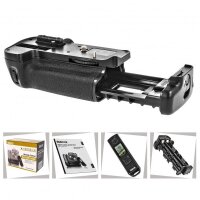 Meike LCD Timer Batteriegriff fuer Nikon D7000 + 1x Zusatzakku wie der EN-EL15 "Timerfunktion via Fernbedienung", doppelte Kapazität, Hochformatauslöser - wie der MB-D11