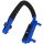 Minadax® ECR-007 C-förmiger Video-Handgriff Grip Stativ Halterung Stabilisierer in blau für Videografie - mit Minadax® Reinigungstuch