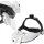 Profi Stirnlupe Brillenlupe mit verstelbarem "KOPFBÜGEL" Kopflupe mit Doppel LED Beleuchtung und 5x High Definition Vergrößerungsgläser