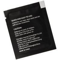 VSGO 60er Paket antibakterielle Reinigungstücher Feuchtreinigungstücher Wet Wipes für Smartphone iPhone Tablet PC Brille etc- einzeln Vakuumverpackt