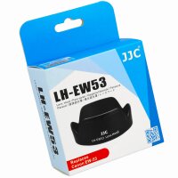 JJC Lens Hood in Black for Canon EF-M 15-45mm f / 3.5-6.3 IS STM | Similar to Canon EW-53 - LH-EW53