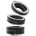 Minadax® Hochwertiges Makro Adapter Tubus Set aus Metall für beeindruckende Makro-Aufnahmen mit Minadax® Reinigungstuch - kompatibel zu Nikon 1 inkl. Minadax® Reinigungstuch