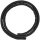 Minadax&reg; Selbstschlie&szlig;ender 5 Meter Profi Kabelschlauch Kabelkanal 19mm Innendurchmesser in schwarz f&uuml;r flexibles Kabelmanagement
