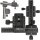 KiwiFoto FC-1II Professioneller 16cm 3D Einstellschlitten 4-Wege Makroschiene Kreuzschlitten für Panorama- und Makrofotografie