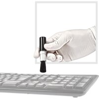 VSGO Kompakter Staub- Dust- Reinigungspinsel in Lippenstift-Form weiche Borsten zur schonenden Reinigung von Objektiv, Tastatur, Modellbau etc.