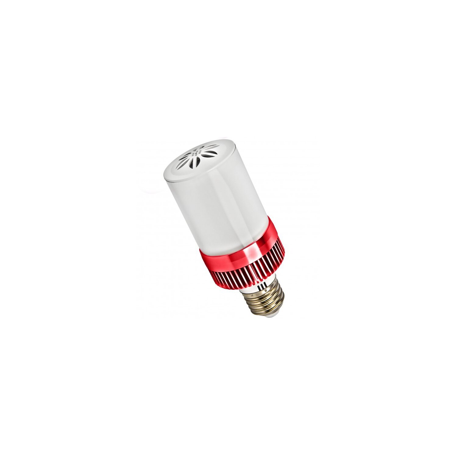 Minadax® LED Lampe mit Bluetooth Lautsprecher ca. 15m Reichweite in Rot  E27  4,5 Watt A++  LED Warmweiß Leuchtmittel, 400-460 Lumen