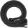 Minadax® Kabelschlauch Kabelmantel mit Reißverschluss 1m, 35mm Ø flexibles Kabelmanagement schwarz