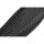 Minadax® Kabelschlauch Kabelmantel mit Reißverschluss 1,8m, 45mm Ø flexibles Kabelmanagement schwarz