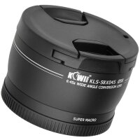 Weitwinkel Vorsatz Weitwinkelobjektiv mit Makrolinse 0.45x Weitwinkel 10x Makro geeignet für Kamera und Camcorder mit 58mm Anschlussgewinde – Kiwi