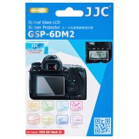 JJC Hochwertiger Displayschutz Screen Protector aus geh&auml;rtetem Echtglas, kompatibel mit Canon EOS 6D Mark 2