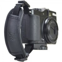 JJC Kamera-Handschlaufe aus hochwertigem Kunstleder kompatibel mit nahezu allen Kameras mit Stativgewinde