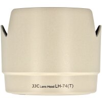 JJC LH-74T Gegenlichtblende Sonnenblende Streulichtblende aus ABS in Weiß kompatibel mit CANON EF 70-200mm f/4L (IS) USM - ersetzt ET-74