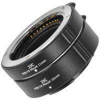 JJC Zwischenring Autofokus kompatibel mit Fujifilm X-Mount 11mm und 16mm geeignet für Makroaufnahmen mit Autofunktion und Blendenübertragung