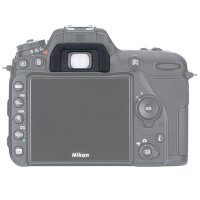 JJC Augenmuschel f&uuml;r Nikon D7500 ersetzt den Nikon DK-28 geeignet f&uuml;r Brillentr&auml;ger und gegen Streulicht bei augengesteuerter Scharfeinstellung