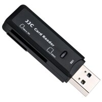 JJC Kartenleser Super schnell mit 3.0 USB-Schnittstelle bis zu 5Gbit/s Datenübertragung geeignet für SD (SDHC/SDXC) oder micro SD (SDHC/SDXC)
