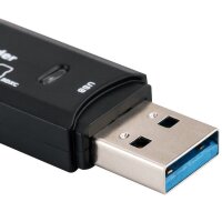 JJC Kartenleser Super schnell mit 3.0 USB-Schnittstelle bis zu 5Gbit/s Datenübertragung geeignet für SD (SDHC/SDXC) oder micro SD (SDHC/SDXC)