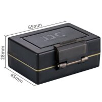 JJC Kamera Akku Schutzbox kompatibel mit Canon LP-E6 LP-E6N mit Speicherkartenetui 1x SD-Karte und 2x Micro SD-Karte