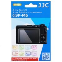 JJC GSP-M6 Hochwertiger Displayschutz Screen Protector aus geh&auml;rtetem Echtglas kompatibel mit Canon EOS M6, PowerShot G9X Mark II, G7 X Mark II, G5 X, G9 X
