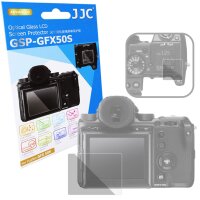 JJC GSP-GFX50S Hochwertiger Displayschutz Displayschutzglas Screen Protector aus gehärtetem Echtglas kompatibel mit Fujifilm GFX 50S