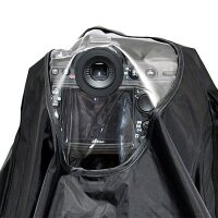 JJC Kamera Regenschutzhülle DSLR Regenschutz Rain Cover, Wasserdicht, Kompatibel mit Canon Nikon, Geeignet bei Sturmaufnahmen, Gewitteraufnahmen