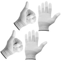 2x Paar Minadax ESD Antistatik Carbon Handschuhe f&uuml;r elektronische Arbeiten in Gr&ouml;&szlig;e M - ideal geeignet f&uuml;r Reinigung und Reparatur