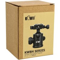KIWI 3D Kugelkopf (max. 8kg ) Stativkopf inkl. Schnellwechselplatte - KWBH-2