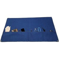 Minadax® 60 x 120cm ESD Antistatik-Set: XXL Antistatikmatte in Blau, Handgelenksschlaufe und Erdungskabel - Für EIN sicheres Arbeiten und Schutz Ihrer Bauteile vor Entladungsschaeden